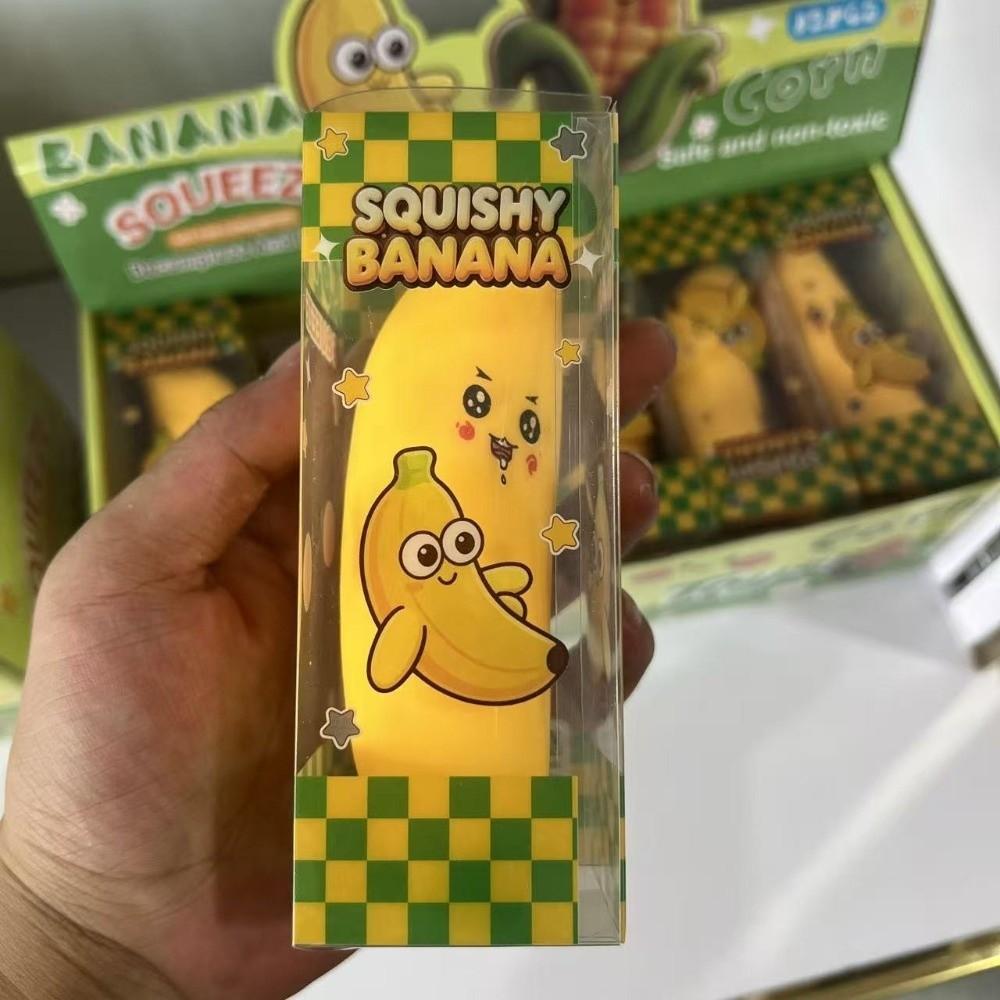 Anxiety Relief Crackling Corn Squishy Toy Sound Effects Peanut Pinch for Kids Adults