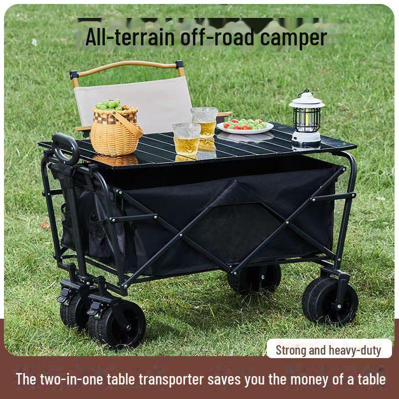 Складная тележка для кемпинга на открытом воздухе от производителя: Большой пикниковый прицеп и детская лежачая тележка
