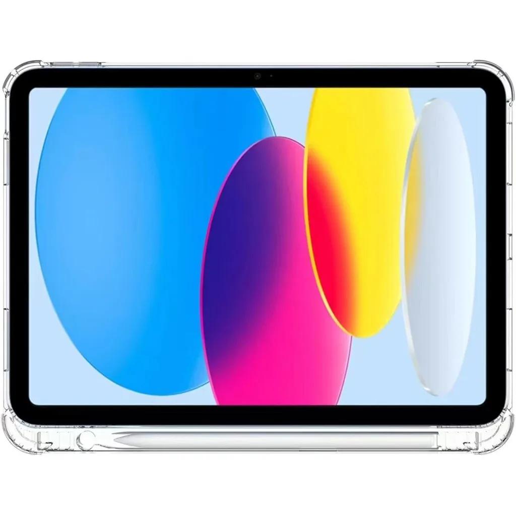 Прозрачный чехол-подставка Aribag для iPad 10-го A16 2025 Air 3456 Mini 12345 iPad Pro 10.5 11 12.9 Ультратонкий с противоударным держателем для карандаша Чехол для планшета