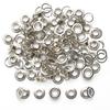 100Sets/pack Silvery Eyelet Grommet Round Rings Tarp Accessories DIY Copper Eyelet Grommet
