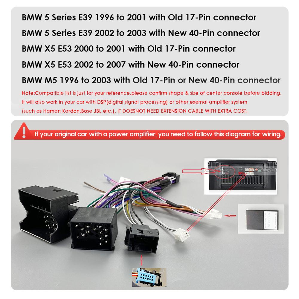 Hizpo 7-дюймовый 2 DIN Android 13 Автомобильный мультимедийный плеер для BMW X5 11 E53 E39 M5 1996-2003 Стерео GPS Навигация Аудио Интеллектуальный Carplay 4G Автомагнитола