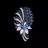 Retro Beautiful Also Flower Brooch High-End Women'S Exquisite Fashion Crystal Brooch Niche Design Pin With Jewelry