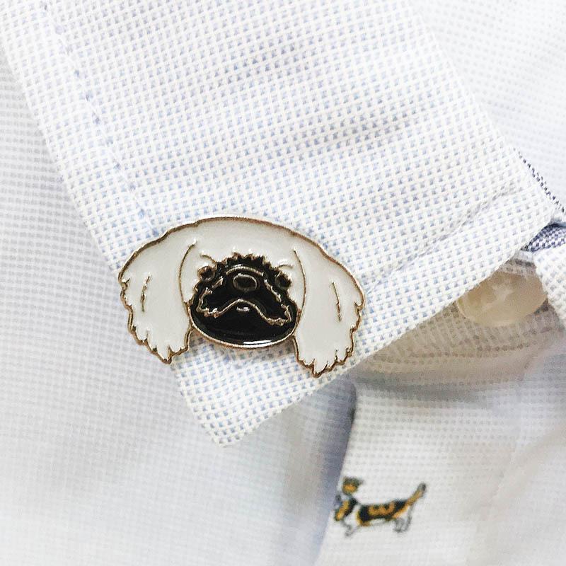 2,5 см одежда, ювелирная сумка, булавка, шляпа, эмблема, корсаж, брошь для собаки, брошь в виде животного из металлического сплава