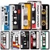 Vintage Magnetic Old Tape Cassette Soft Case For iPhone 11 12 13 Mini 14 Pro Max Apple Phone Cover X XS XR SE 7 Plus 8 + 6 6S 5S