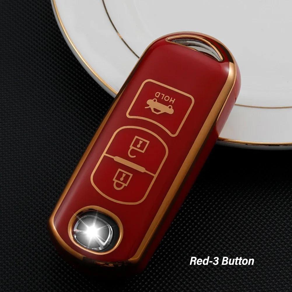 New Tpu Car Remote Key Case Cover For Mazda 2 3 6 Atenza Axela Demio CX-5 CX5 CX-3 CX7 CX-9 2015 2016 2017 2018 2019 Accessories