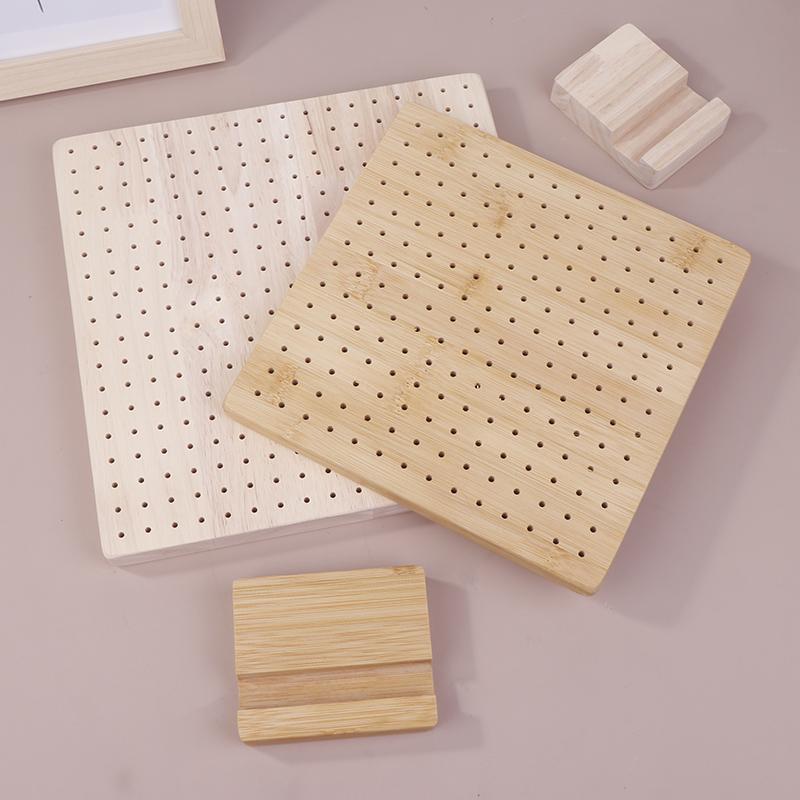 Деревянная блокировочная доска для вязания, блокировочные маты для вязания крючком «бабушкиных квадратов», для шалей, шарфов, носков, свитеров и самодельных проектов