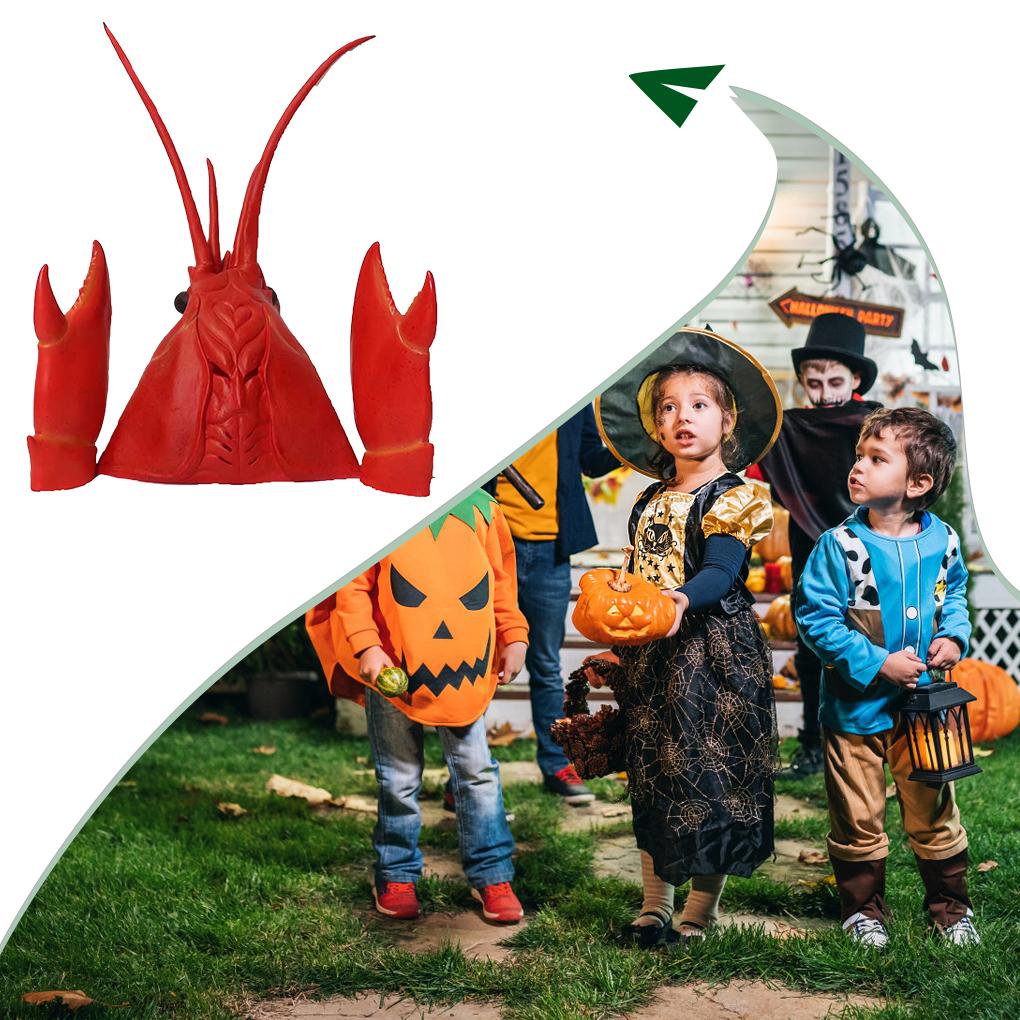 Funny Lobster Theme Mask Stand Out At Cosplay Party Halloween Latex Funyny Gift Lobster Mask