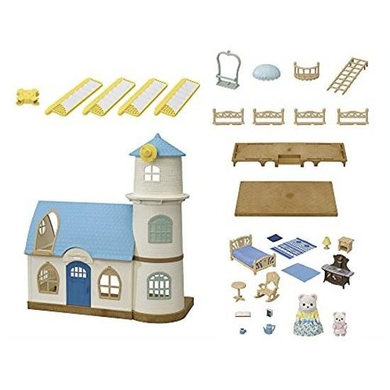 Sylvanian Families Сезонный Праздничный Ветряная Мельница Подарочный Набор Сертифицирован ST Mark с 3 лет Игрушка Кукольный Домик EPOCH