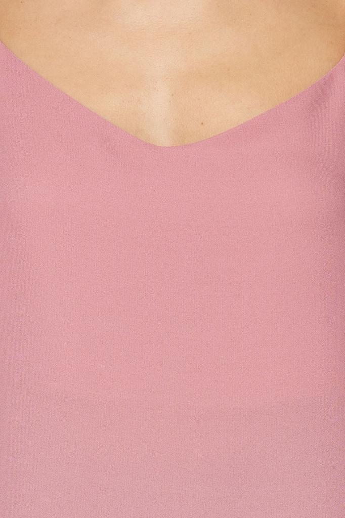 Women's Fashion New Blouse Black Basic Strap Woven Blouse