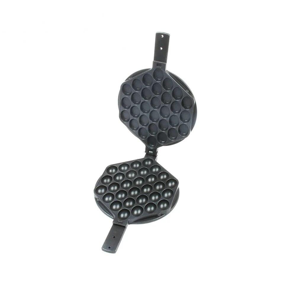 Коммерческая вафельница для выпечки яиц QQ с пузырьковыми шариками, утюг, Гонконгская вафельная форма для яиц, форма для торта, электрическая машина, антипригарная пластина