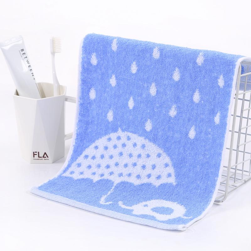 Мягкое хлопковое детское банное полотенце с изображением животных из мультфильмов, впитывающее полотенце для новорожденных, детское полотенце для душа 50x25 см