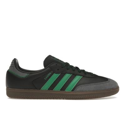Samba OG Black Green Женские кроссовки Core-Black Grey-Six IE6520