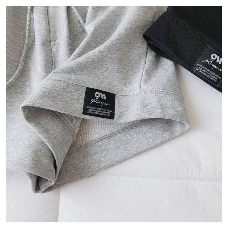 Женские летние свободные спортивные шорты в корейском стиле для ношения на открытом воздухе - с высокой талией, широкие штанины, утягивающие, идеально подходят для бега и повседневной носки.