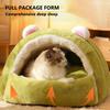 Comfortable Pet Snuggle Sack Puppy Nest Closed Cat Sleeping Bag Sleeping Bag Nest  for Winter