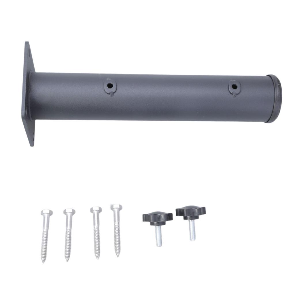 Металлический зажим-держатель для патио-зонтика для крепления на перила террасы, наружная подставка-основание для зонта, кронштейн с 4 винтами, простая установка