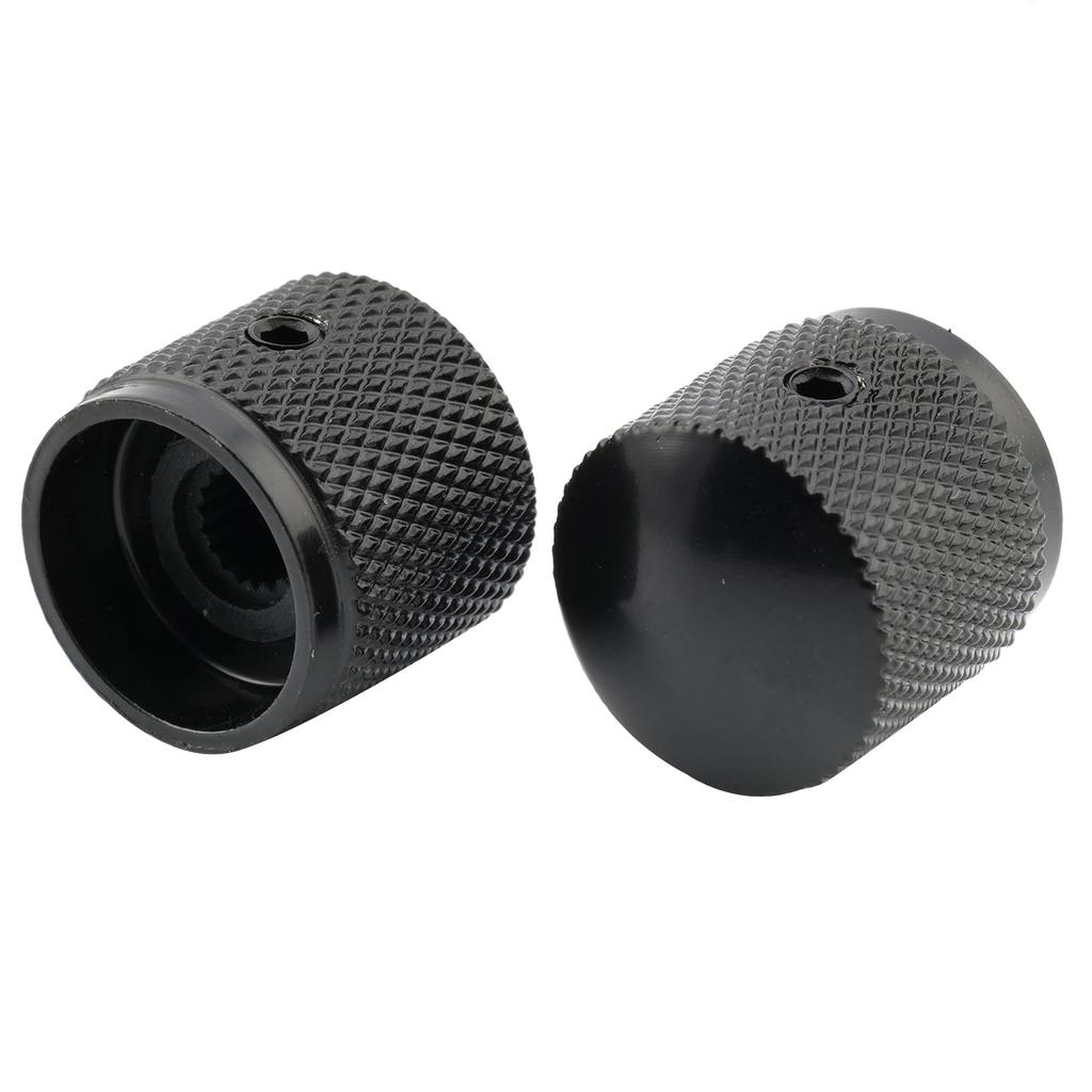 Musiclily Dome Knob горизонтальный винтовой тип метрический стандарт для электрогитары черного цвета/бас-гитары, (Пакет 4)