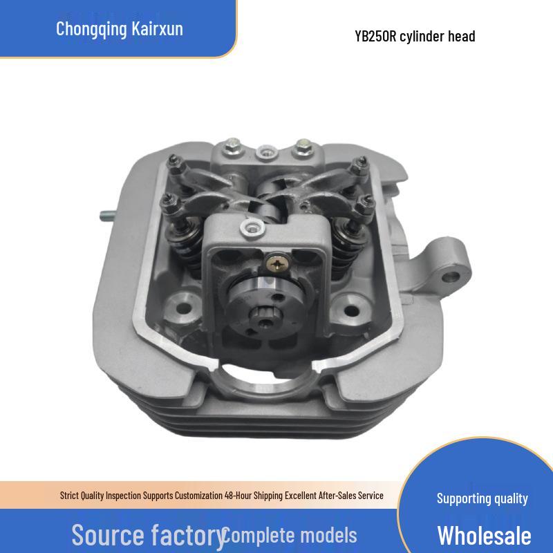 Сборка головки блока цилиндров мотоцикла Loncin YB250R