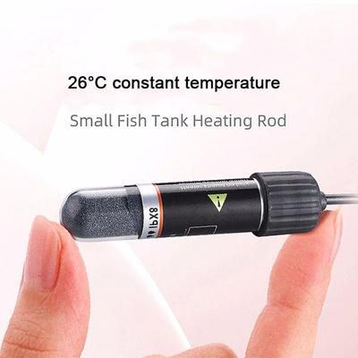 Usb Мини Аквариумный Нагревательный Стержень Для Небольшого Аквариума 26C Постоянная Температура Аквариумный Нагреватель Погружной Термостат Нагреватель 10 Вт