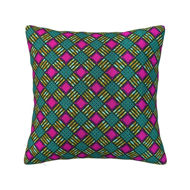 Nordic Ethnic Geometric Ankara African Print Cushion Cover cm Polyester Throw Pillow Case Decoration Sofa Chair Pillowslip