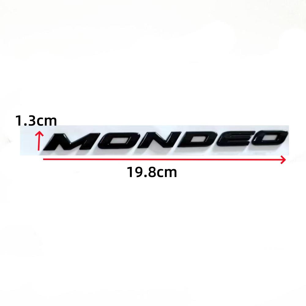 3D ABS Mondeo TITANIUM V6 S Letters Car Fender Emblem Badge Sticker Decals For Mondeo Accessories