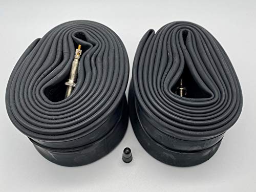 Set of two Continental MTB Presta tubes, 27.5x1.75-2.5 (47-584/62-584), 42mm valve length, in simplified packaging. [Parallel import]