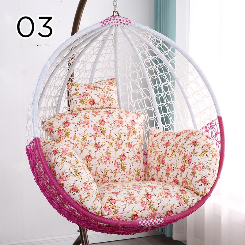 Чехол на подушку S/L Swing, ненаполненный, для подвесной корзины, для стула, для дома, патио, сада, шезлонга, наволочка (Нет свинга, нет заполнения)