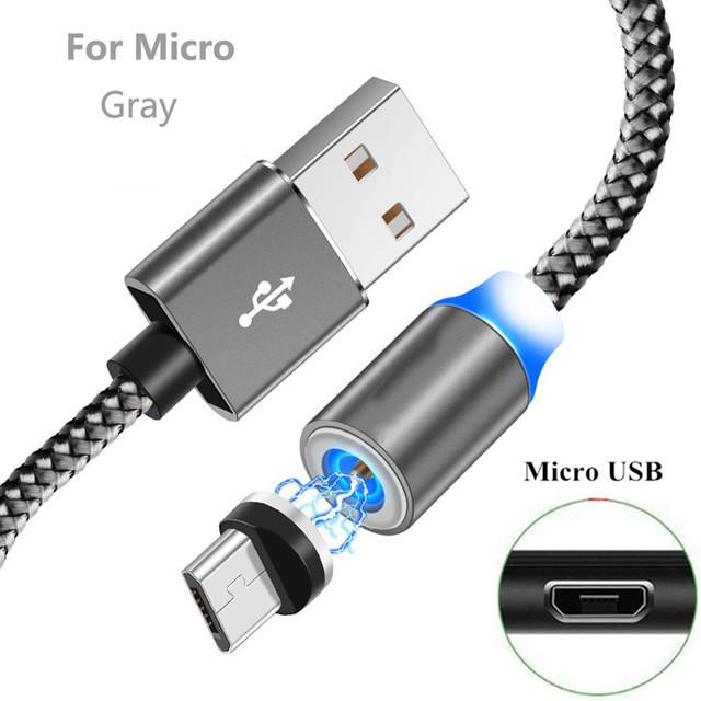 Magnetic Type C Micro USB Fast Charger Cable For Xiaomi 8 9 9T 10 Pro Redmi 6 7 7A 8 8A Note 7 8 QC 3.0 4 Port USB Phone Charger