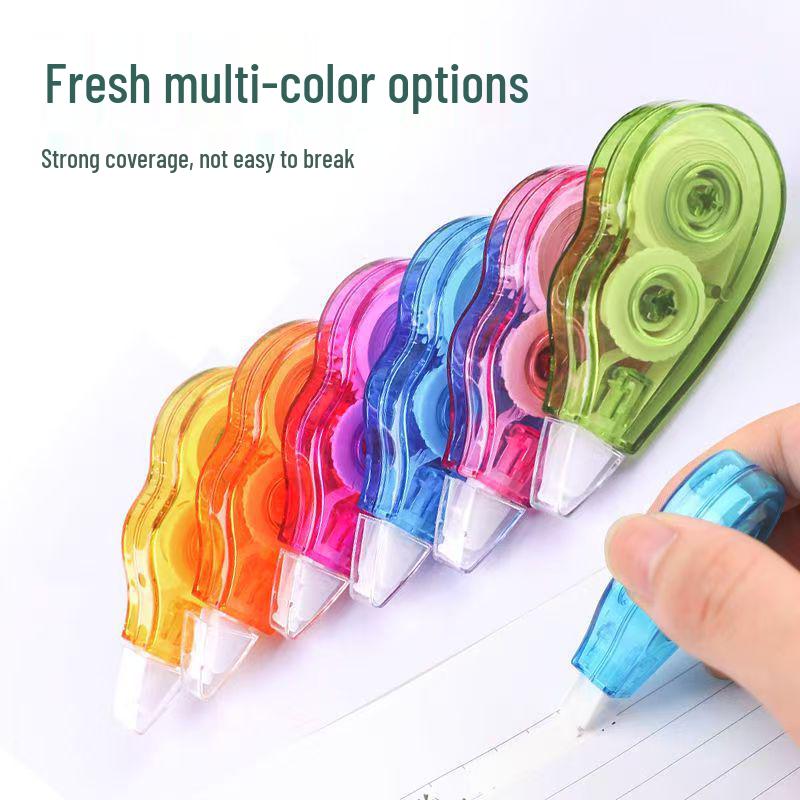 Mini Cute Silent Correction Tape - High-Visibility Color for Students