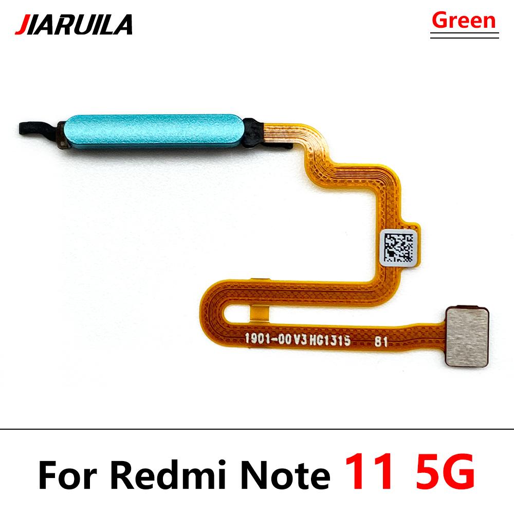 Новый для Xiaomi Redmi Note 11 Pro 1G / Note 11 1G / 11 Pro Plus Датчик отпечатков пальцев Кнопка «Домой» Кнопка «Меню» Шлейф