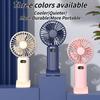 Upgrade New Rechargeable USB Handheld Fan - Mini with Strong Airflow & Phone Holder for Home, Office & Dorm Use