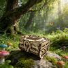 3D деревянная музыкальная шкатулка-головоломка, миниатюрная : Идеальный подарок на праздник Идеально подходит для Хэллоуина, Рождества, а также дней рождения