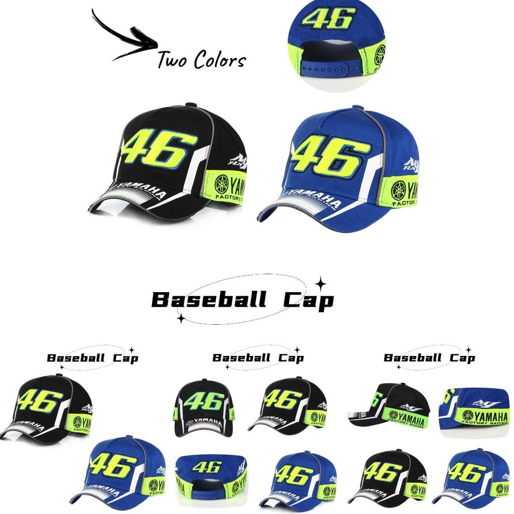 Adjustable Yamaha Racing Cap, Windproof And Sunproof Duck Tongue Hat For All Seasons