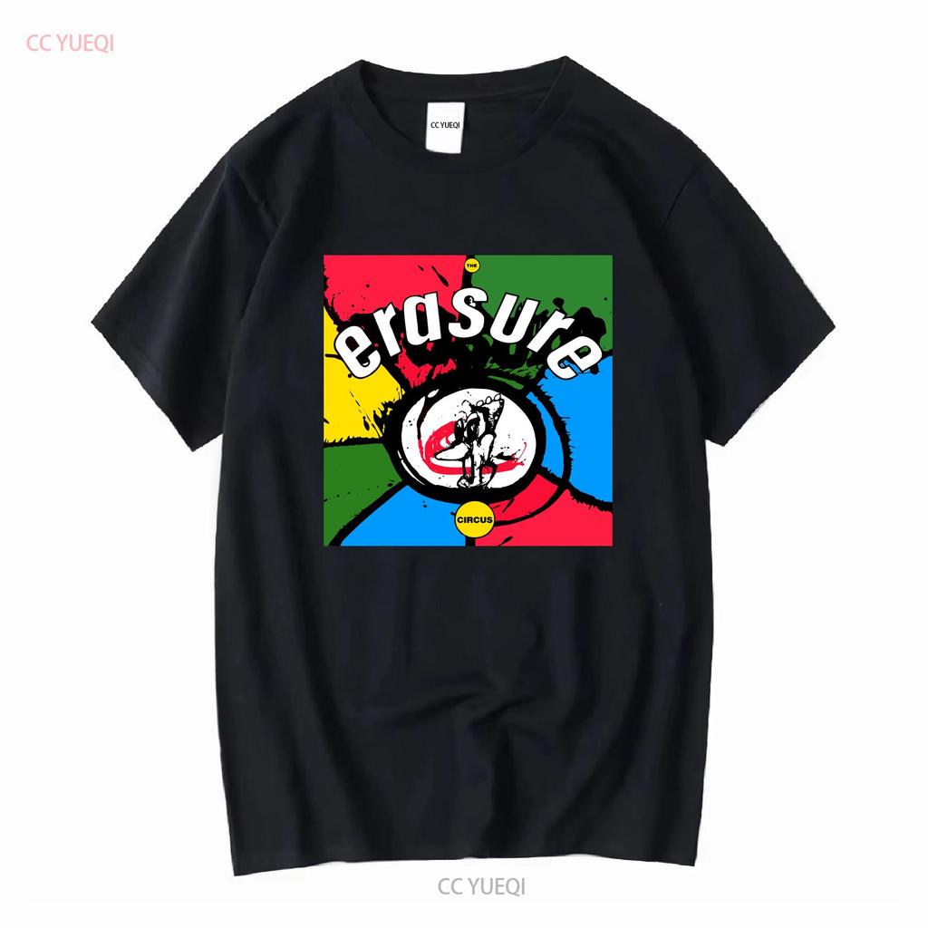 Erasure the circus Active T Shirt Logo Funny Size S to 5XL vintage Washed Casual Unisex Stretched Soft graphic designer clothes