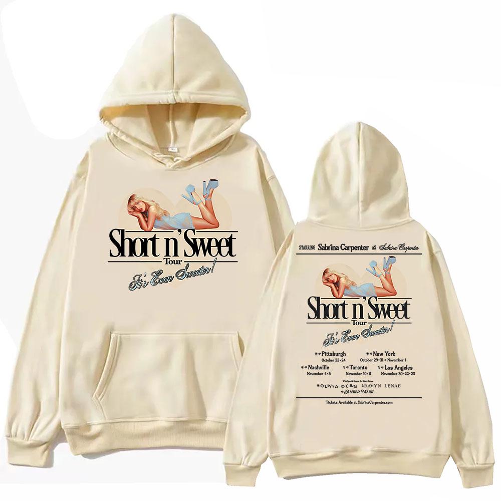 Худи для тура Сабрины Карпентер, унисекс, пуловеры в стиле харадзюку, худи с длинными рукавами, подарок для фанатов