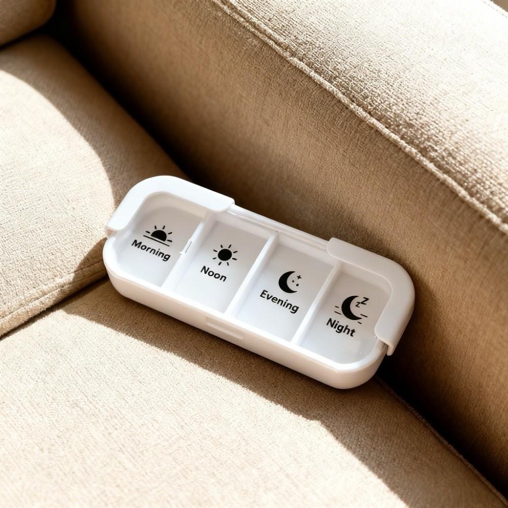 Еженедельный органайзер для таблеток с 28 ячейками, большой вместимости, дорожный футляр для таблеток, портативная 7-дневная таблетница, уход за пожилыми людьми