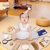 Solid Wood First Birthday Set for Boys & Girls: Complete Decoration Props