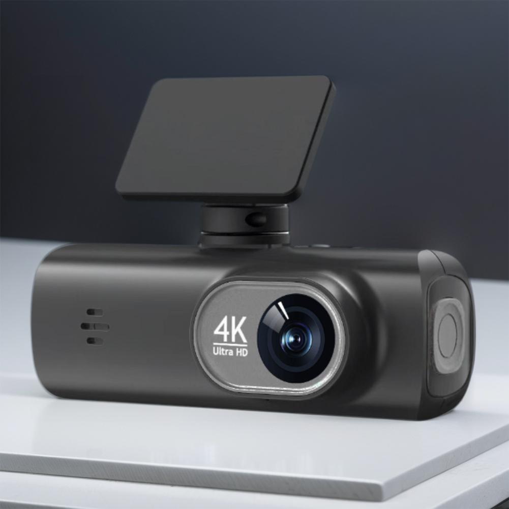 Видеорегистратор с высоким разрешением 4K, двойная запись спереди и сзади, подключение к мобильному телефону, GPS, траектория движения, автомобильный видеорегистратор