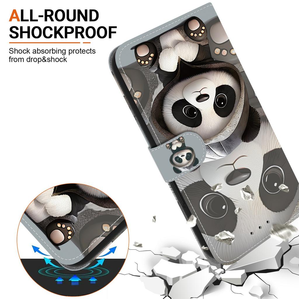 For Samsung Galaxy S26+ Wallet Case Pattern Printing Leather Stand Phone Cover with Strap