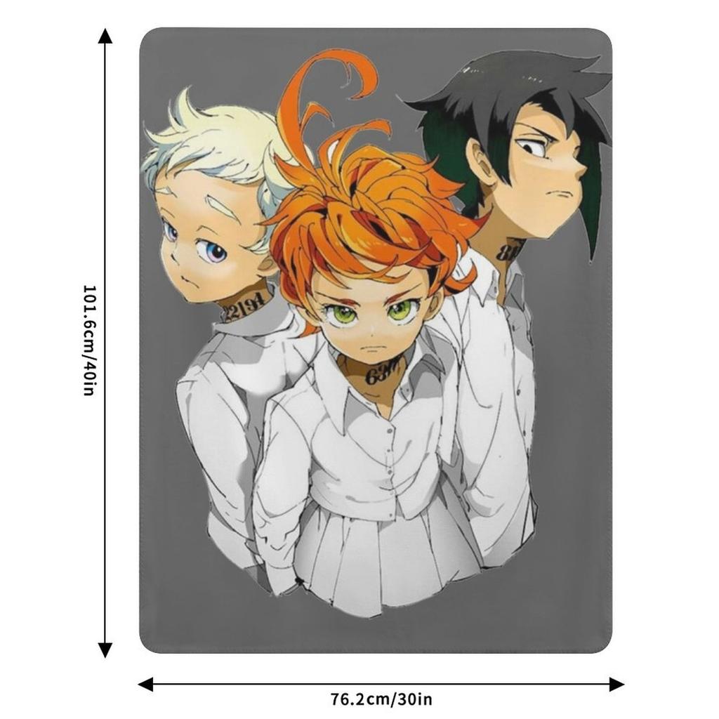 The Promised Neverland Throw Blanket Cozy Warm Blanket for Bed Room Decor