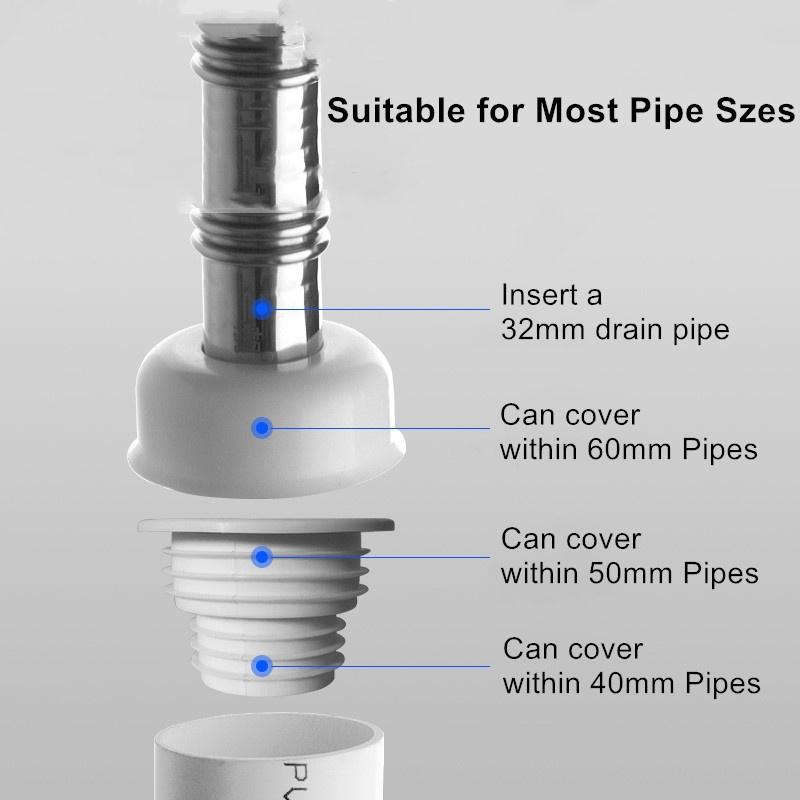 Silicone Drain Pipe Deodorant Sealing Plug Floor Drain Cover 40/50/70mm Sink Drain Stopper Anti Gravity Water Kitchen Accessorie