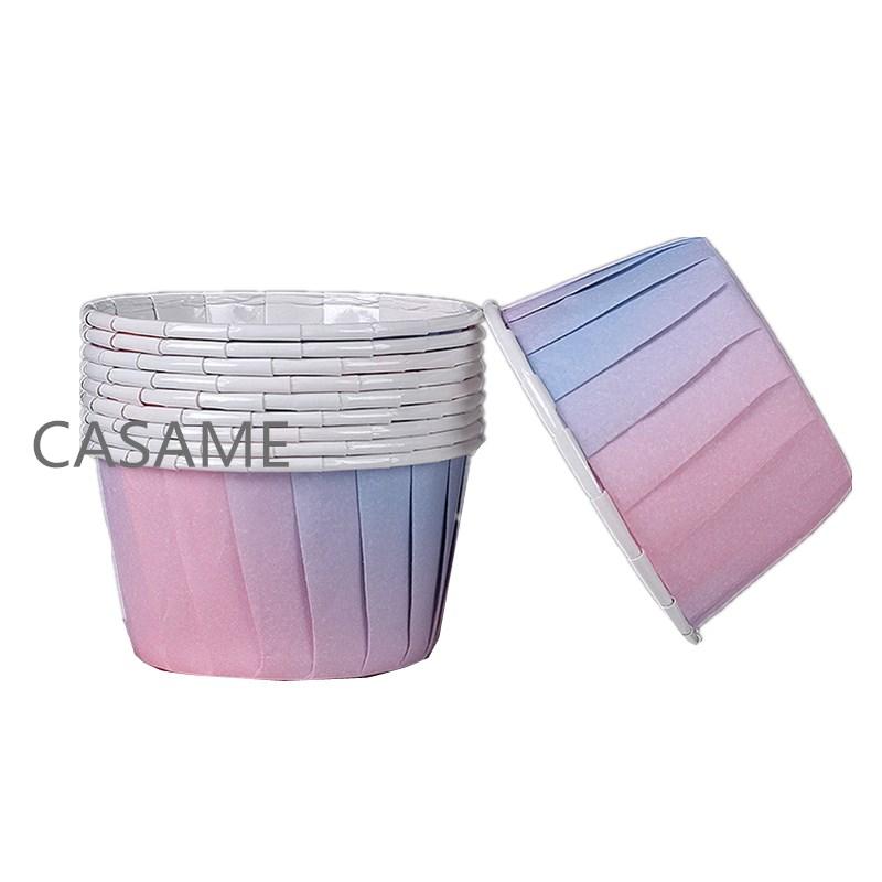 50 шт./упак. золотая фольга, серебряная, для кексов, обертки для тортов, противень, чехол для выпечки, бумажные стаканчики для торта, кондитерские инструменты, праздничные принадлежности