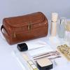 Men Vintage Luxury Toiletry Bag Travel Necessary Business Cosmetic Makeup Cases Male Hanging Storage Wash Bags Portable