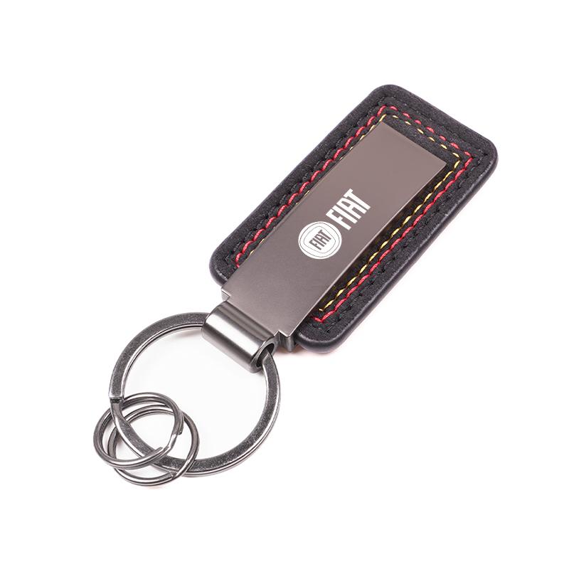 Fiat Car Pendant Auto Smart Key Chains  Logo Keychain For Abarth 500 Tipo FR Panda Argo Freemont Viaggio Bravo Punto Doblo