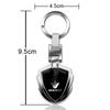 2026 Hot For Renault Interior Stickers 3D Metal Alloy Car Keychain Clouds Pattern Shield Key Rings For Renault DACIA Fluence Sce