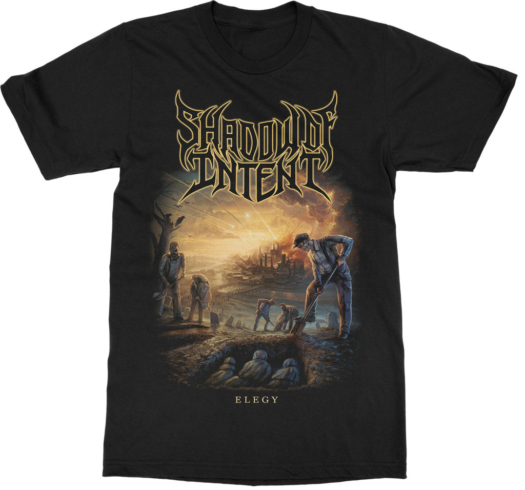 ZX Retro Shadow of Intent Band Graphic Cotton Tshirt Unisex Summer Short Sleeve Fashion Brand Tee Luxury Casual Vintage Retro Top