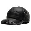 Mink Hair Forward Hat Men's Autumn and Winter Cap Grandpa Casual Versatile Velvet Thermal Hat