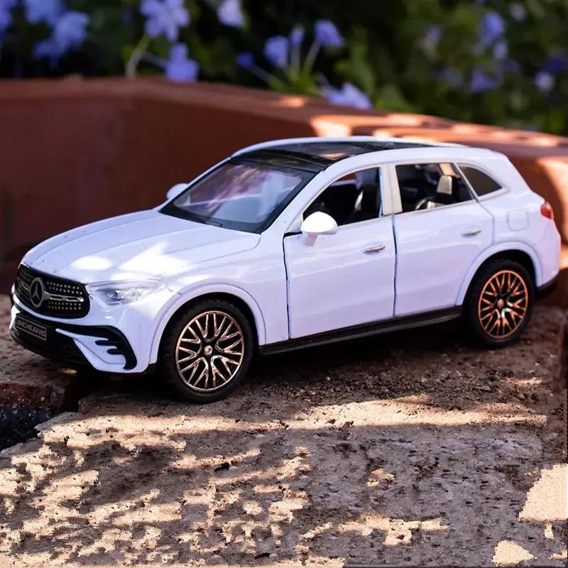1:32 GLC400 Внедорожник Литой Модель Автомобиля Металлическая Литая Игрушечная Машинка Модель Автомобиля Симуляция Звука и Света Коллекция Детские Подарки