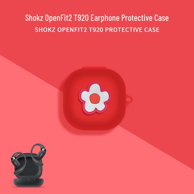 Shokz T920 Protective Case with Comfort Ring for OpenFit2 and Air Open-Ear Earbuds