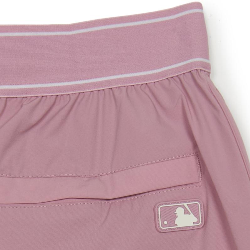 New MLB Basic Boston Red Sox Casual Shorts Women's Hemp Pink 3FSMB0153-43PPM