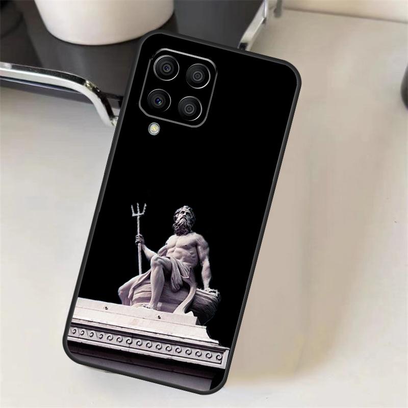 Греческий Бог Статуя Лицо Чехол Для Samsung Galaxy M06 M16 M36 M56 M52 M32 M12 M54 M34 M14 M35 M55 M15 M11 M31 M13 M53